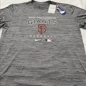 Nike Gray San Francisco Giants Baseball Tee